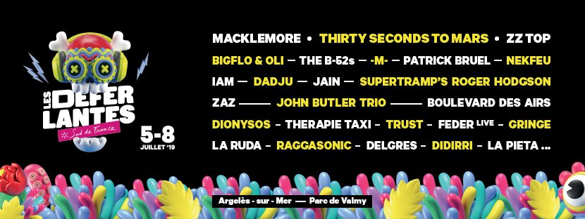 Nouveaux noms programmation Déferlantes 2019 Argelès